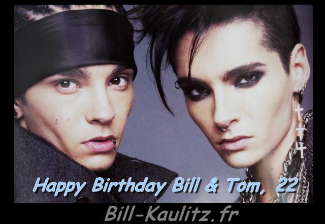 Bill e Tom aniversário