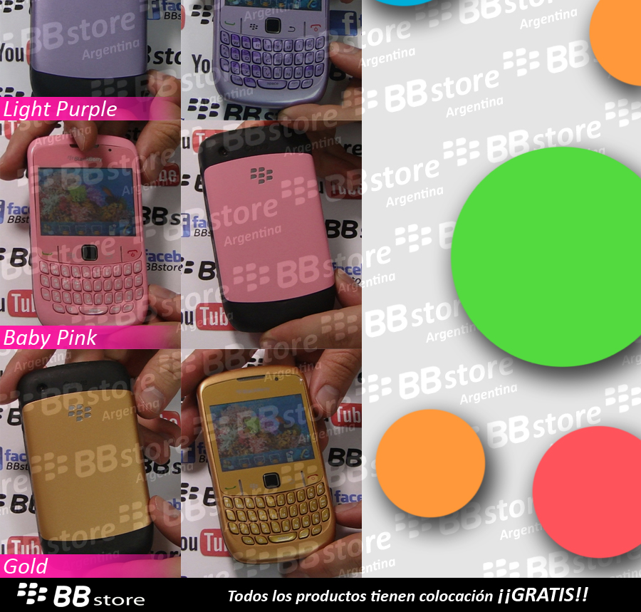 blackberry 8520 colores mercadolibre